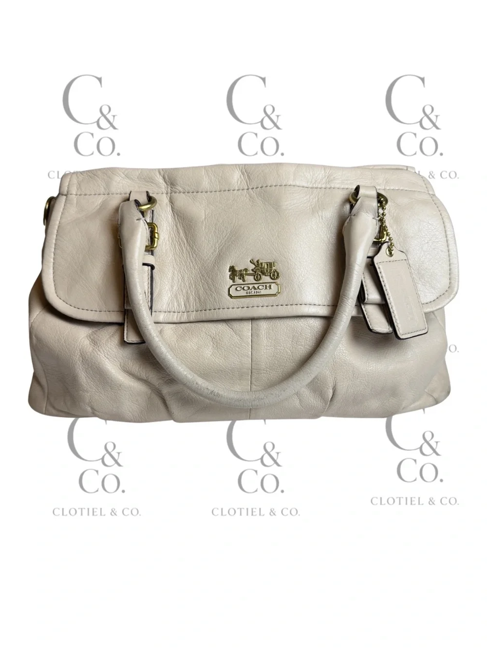 Authentic Coach Madison Flap Carryall – Style 18621